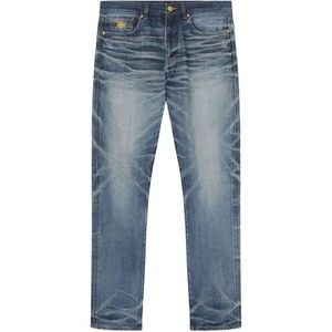 Versace Blue Jeans With Regular Fit And Medusa Hardware - NWT